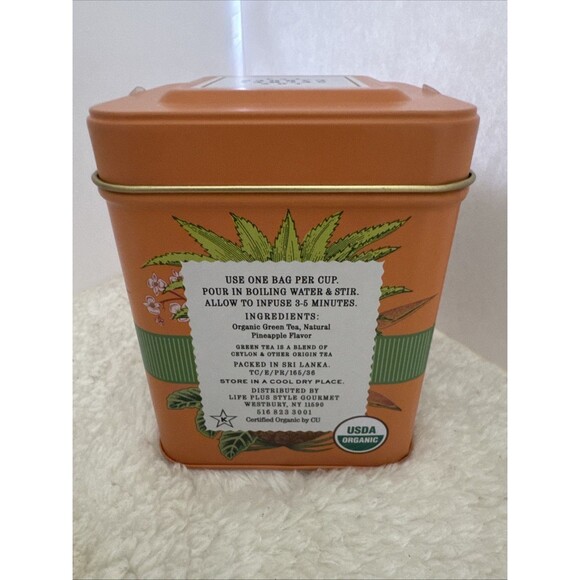 ORGANIC GREEN TEA (50BAGS) Pineapple Flavor - Picture 7 of 9